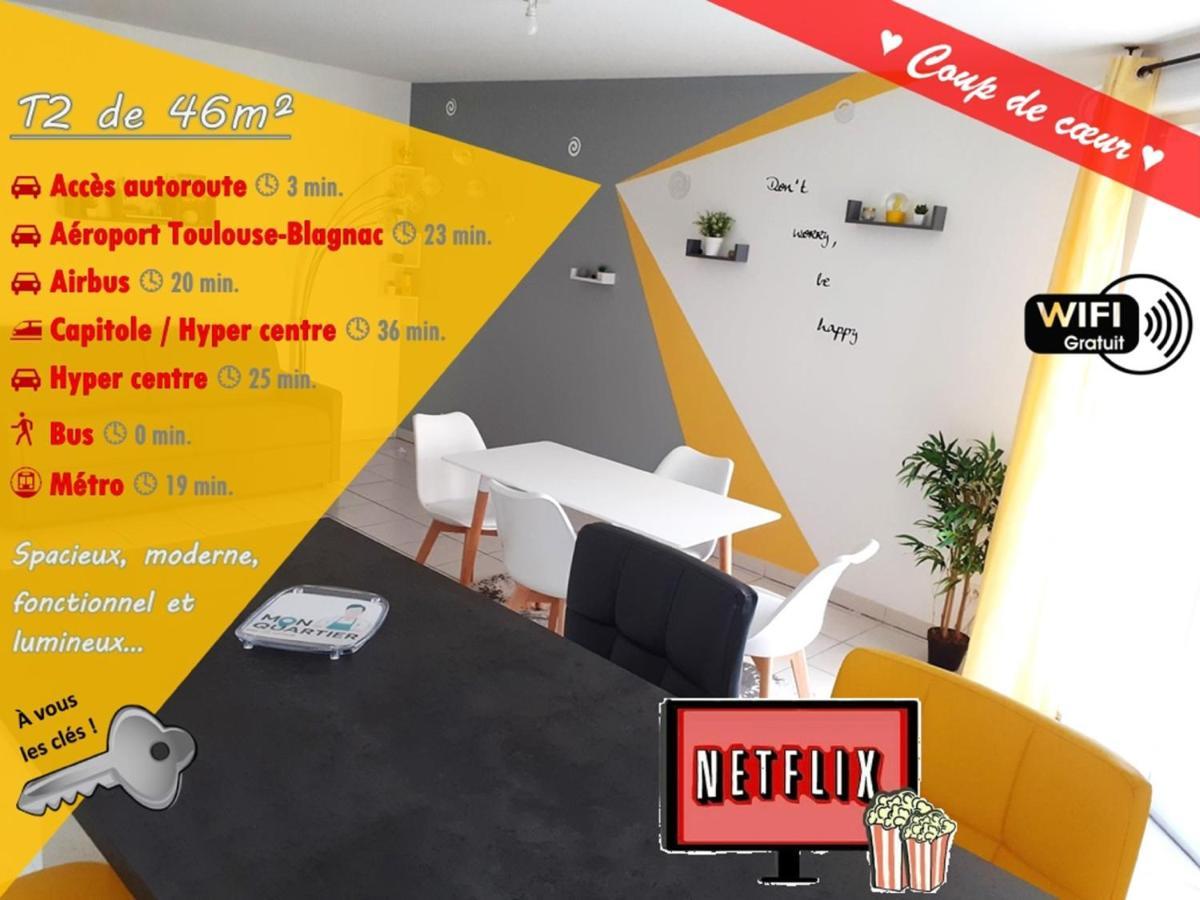 (-; Eldorado Saint-Jacques Au Nord De Toulouse ;-) Apartment Bagian luar foto